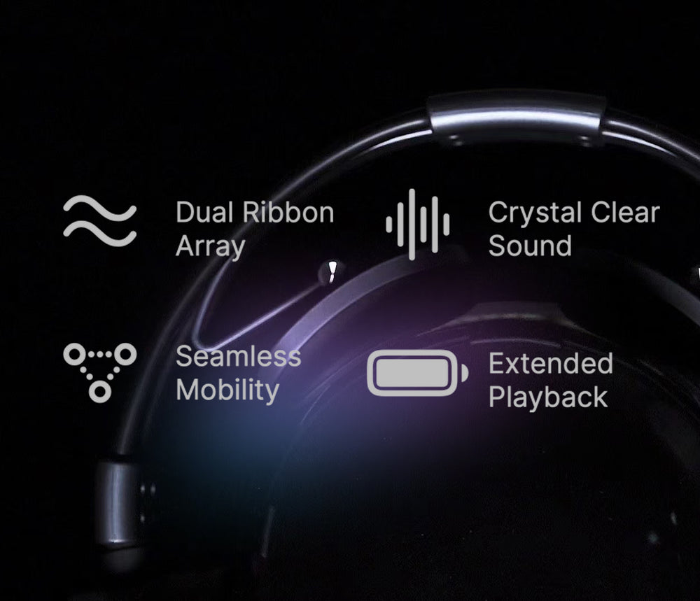Sineaptic - World's First Dual Ribbon Array Driver Wireless Headphones